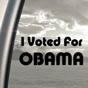 i voted for obama